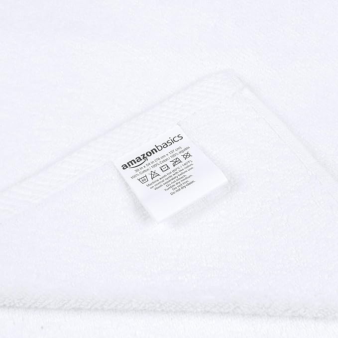 Amazon Basics 2-Piece Quick-Dry Oversize Bath Towel, 100% Cotton - Image 6