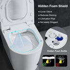 TDH Smart Toilet with Bidet Built in, Foam Shield, Heated Seat with Instant - Image 2
