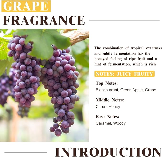 EUQEE Grape Fragrance Oil, Premium Essential Oil 2.02 Fl oz - Image 4