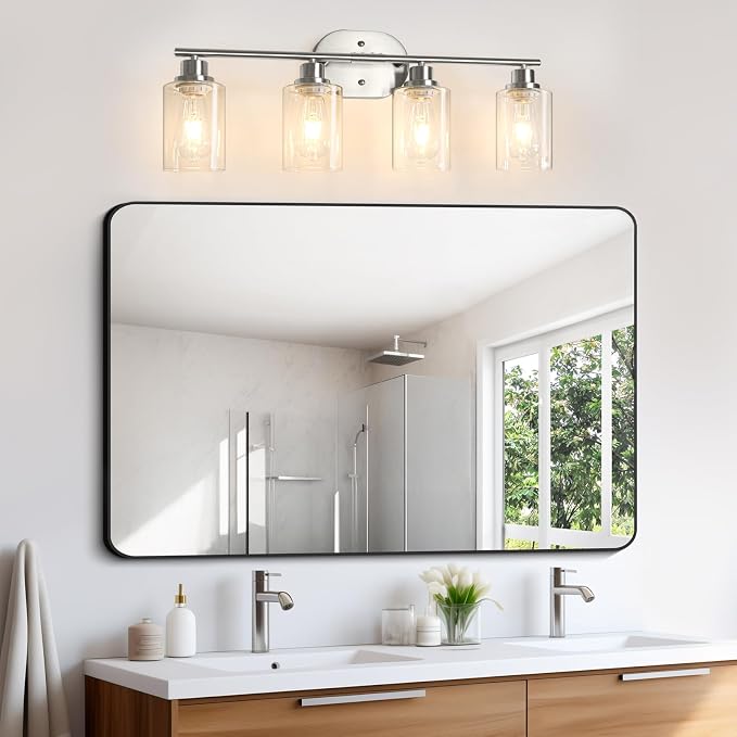Unicozin Bathroom Light Fixtures, 4 Light Vanity Lights - Image 8