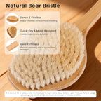 Bamboo Back Scrubber for Shower - Image 3