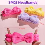 LEOBRO Spa Headbands, Easter Basket Valentines Gifts - Image 3