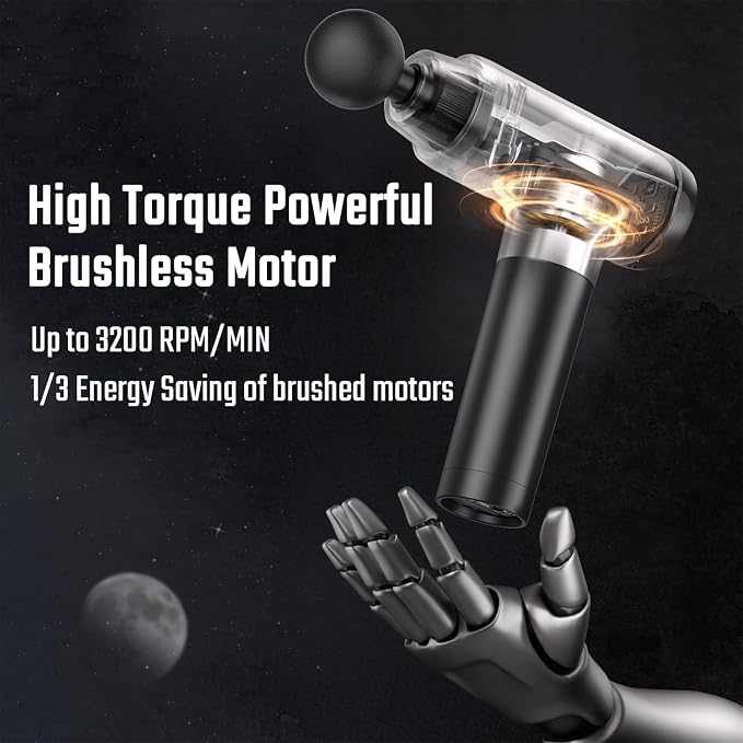 cotsoco Massage Gun, Muscle Massage Gun Deep Tissue Back Massager - Image 4
