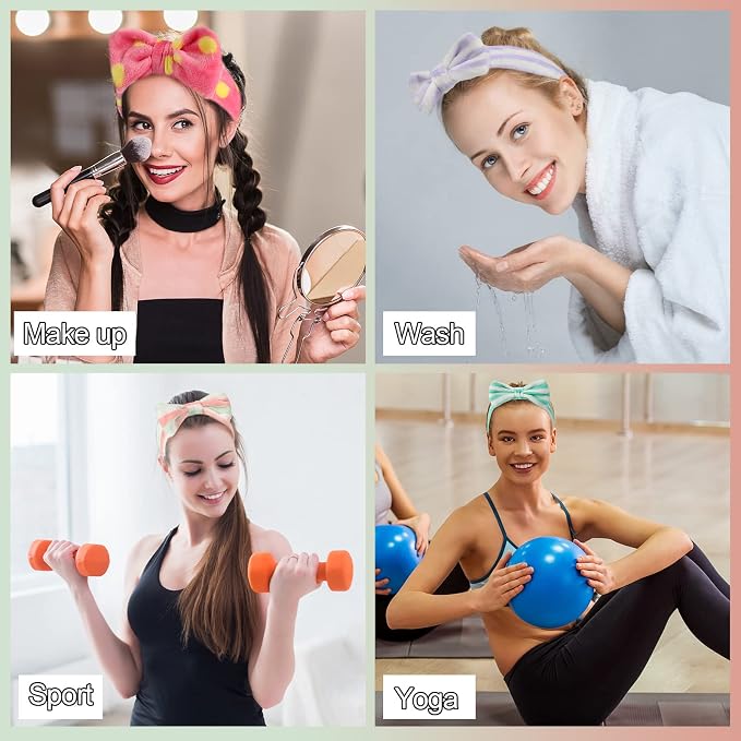 Tigeen 48 Pieces Spa Headband Bulk, Headband - Image 6