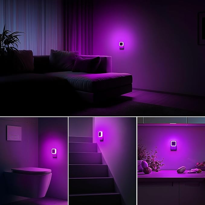 Sujeet Night Light, Night Lights Plug into Wall 4-Pack, Dusk to Dawn Night Lamp - Image 3