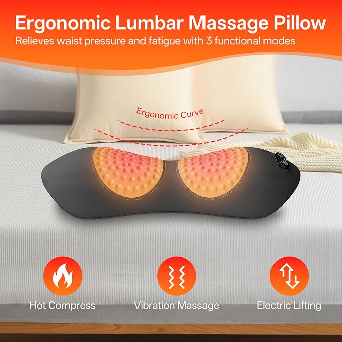 3-in-1 Electric Lumbar Support Pillow - Image 2