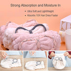Jseng Large Microfiber Fast Hair Drying Towel Cap, Extrame Soft & Ultra - Image 5