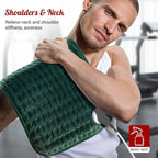 Heating Pad for Back Neck Shoulder Pain Relief and Period Cramps, Large Heating - Image 4