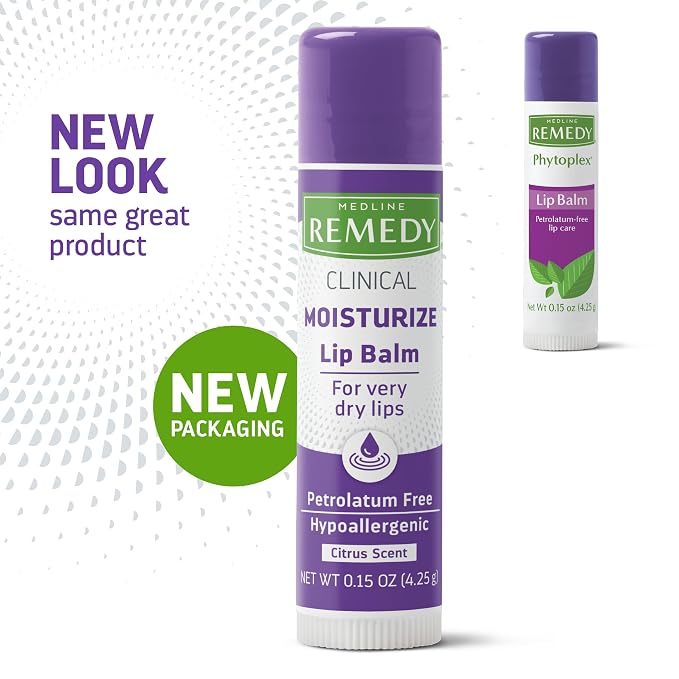 Medline Remedy Clinical Lip Balm, Citrus Scent, Moisturizing, Nutrient Rich - Image 2