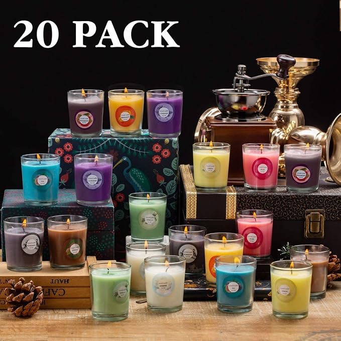 Scented Candles with 10 Fragrances Gift Set - Image 5