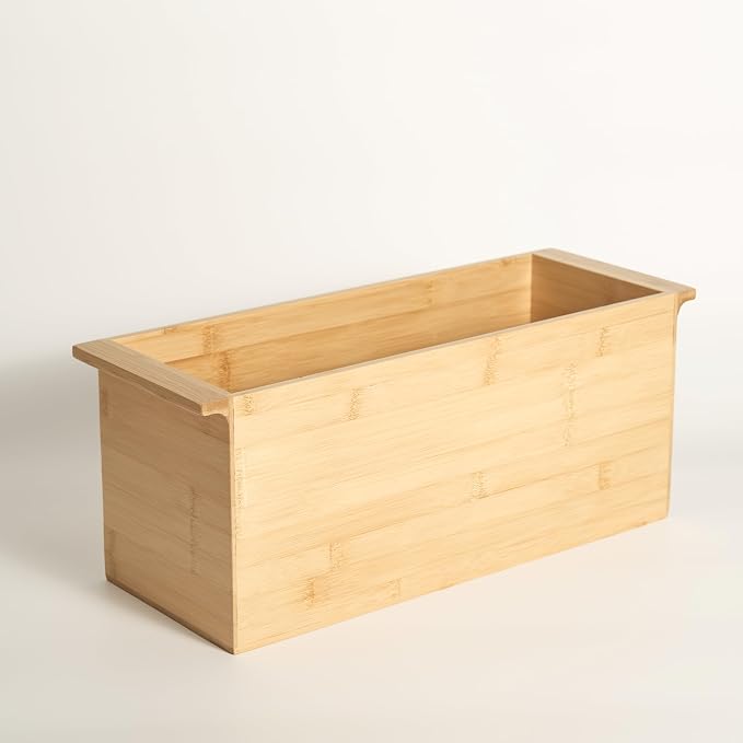 Bamboo Toilet Paper Holder & Bathroom Organizer by Alder Row, Freestanding - Image 5