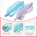 16 Pcs Satin Silk Eye Mask Blackout Sleeping Blindfolds Bulk Smooth Sleep Mask - Image 6
