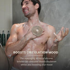 iTokGoK® Silver-Infused 2-in-1 Silicone Body Scrubber, Double-Sided Design Body - Image 4