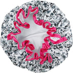 allydrew Reusable Women's Waterproof Shower Caps - Image 2