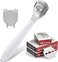 52 Pieces Callus Shaver Set, 50 Replacement Slices Blades 1 Stainless Steel by Zhehao
