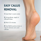 DeEnti Double Pumice Pack, Bundle Includes Mint Scented Callus Remover - Image 5
