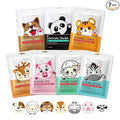 7 Packs Cute Animal Character Design Facial Masks, Deep Hyrating Spa Masks by Beenefits