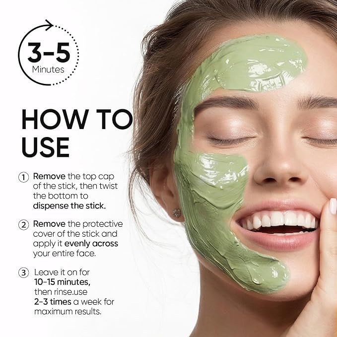 SKINTIFIC Mugwort Clay Stick Mask - Image 7