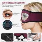 MUSICOZY Sleep Headphones Bluetooth 5.4 Headband Sleeping Eye Mask - Image 5
