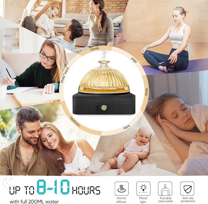 Glass Dome Essential Oil Diffuser - Image 6