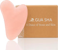 Rose Quartz Gua Sha Facial Tool Heart-Shaped Crystal by DoSensePro