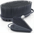 Avilana Silver Edition Body Scrubber and Face Brush Set by Avilana