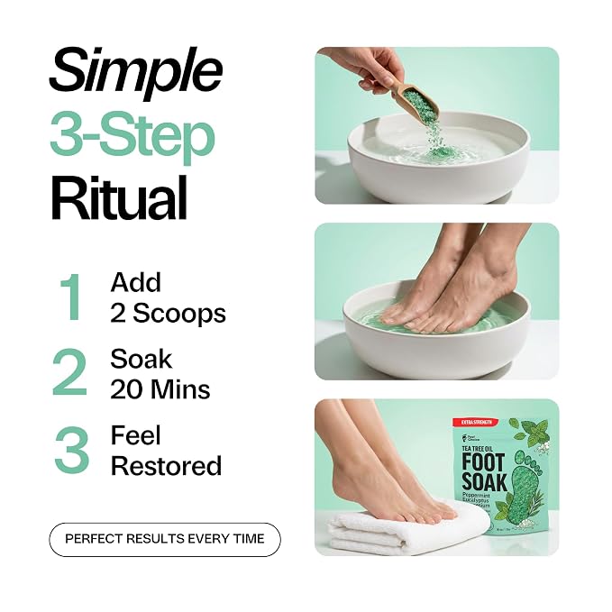 Tea Tree Oil Foot Soak with Epsom Salt - Image 8