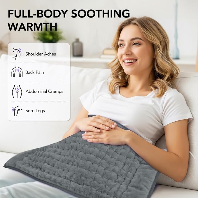 Extra Large Heating Pad for Back Pain Relief - Image 4