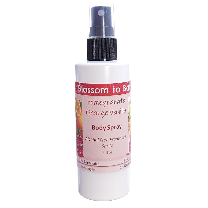 Blossom to Bath Pomegranate Orange Vanilla Body Spray by BlossomtoBath