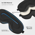 Sleep Mask, 3D Contoured Sleeping Mask, 99% Light Blocking Eye Mask, Zero Eye - Image 3