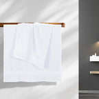 Elvana Home Cotton 2 Pack Oversized Bath Towel Set 28x55 inches, Large Bath - Image 3
