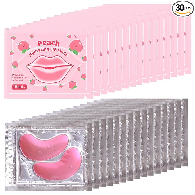 30Pairs Eye Mask & Lip Mask, Under Eye Patches by Deepmind