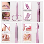ZIZZON Professional Nail Care Kit, 12-Piece Manicure & Pedicure Grooming Set - Image 4