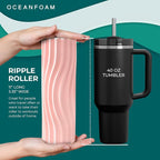 Oceanfoam Ripple Travel Foam Roller Firm Mini Foam Roller - Image 2