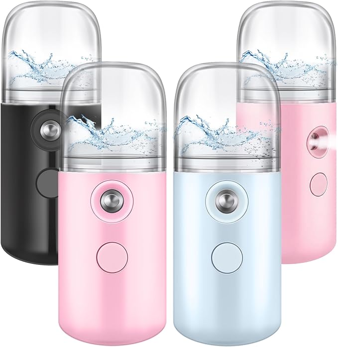 Mudder 4 Pcs Nano Facial Mister Handy Nano Mist Sprayer 30ml Visual Water Tank by Mudder