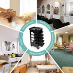 Salon Trolley Cart with 5 Drawers, Beauty Rolling Hair Rack with Worktop - Image 7
