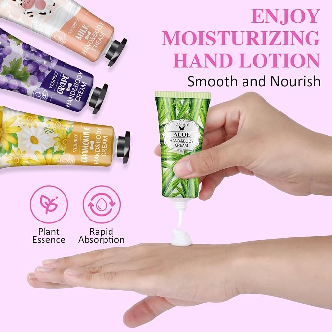 VESPRO 168 Pack Hand Cream Set for Women, Hand Lotion for Mothers Day Gifts - Image 5