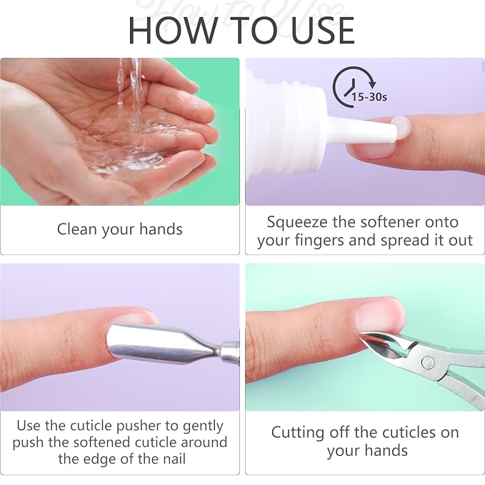 NXJ INFILILA Cuticle Softener, Instant Cuticle Remover Liquid - Image 5