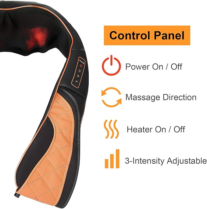 TRIDUCNA Shiatsu Neck Shoulder Back Massager - Image 6