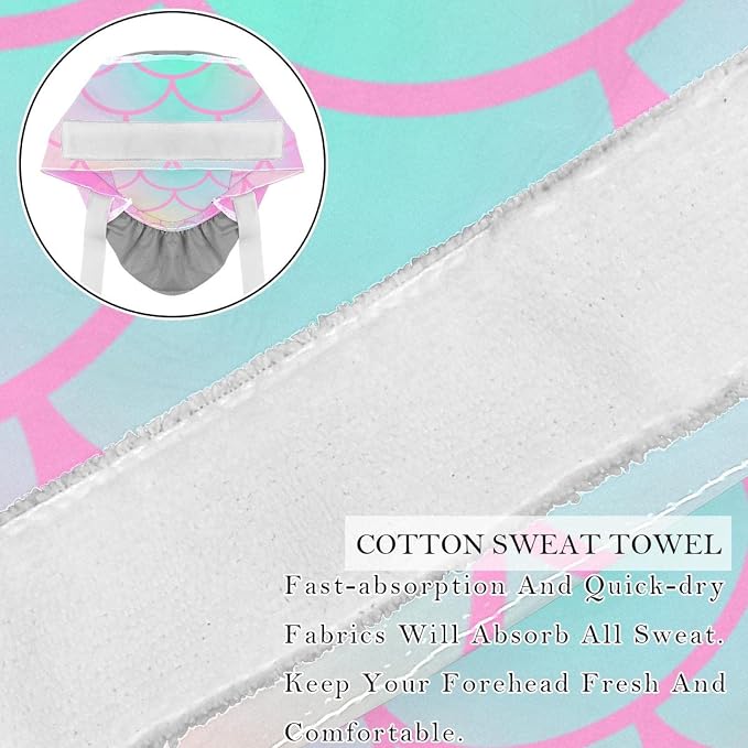 Women's Working Caps with Scrunchies Tarot Pattern Background Lace-Up Hat - Image 2