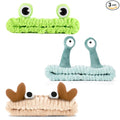 WLLHYF 3 Pack Spa Headband Face Wash Hairband Facial Makeup Head Wraps Cartoon by WLLHYF