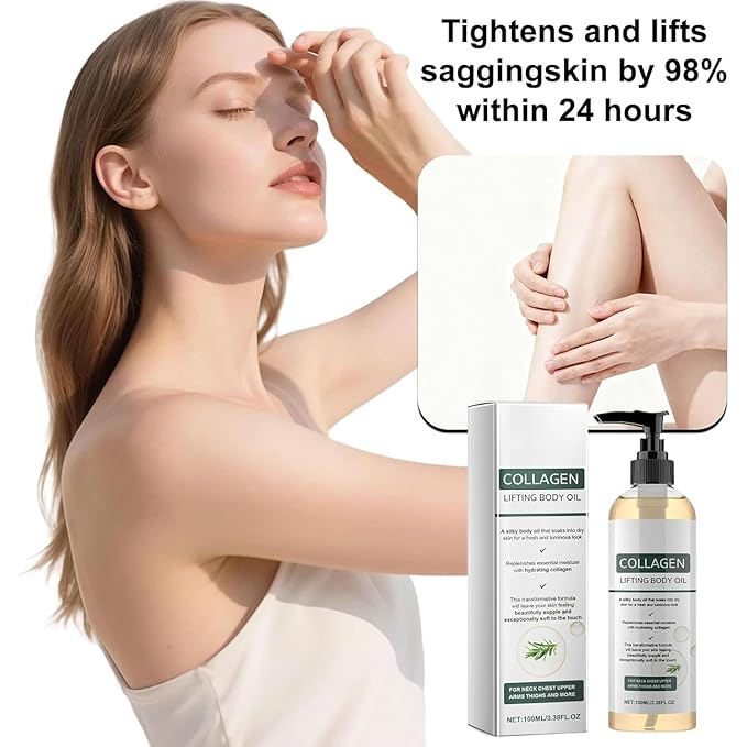 Collagen Lifting Body Oil After Shower, Hydrating Collagen Oil - Image 2