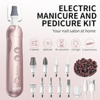 Manicure Pedicure Kit with Case, Professional Nail Grinder - Image 2