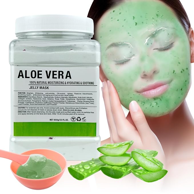 Jelly Mask for Facials Professional, Hydrating & Moisturizing Peel-Off Natural by Unknown