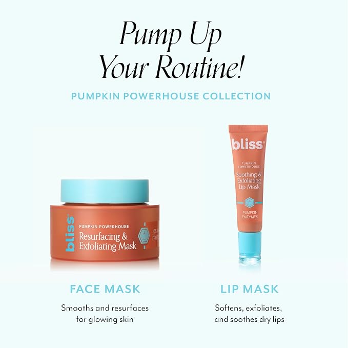 Bliss Pumpkin Powerhouse & Resurfacing Enzyme Mask - Image 9