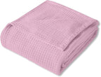 Sweet Home Collection 100% Fine Cotton Blanket Luxurious Weave Stylish Design - Image 2