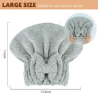 SUNLAND Large Microfiber Hair Drying Caps - Image 2