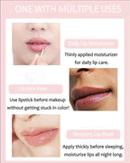 Lip Sleeping Mask Set, Deep Hydrating Overnight Lipgloss Day&Night Non-Sticky - Image 7