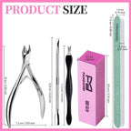FANDAMEI Nail Buffer Block, Buffing Block, Cuticle Trimmer, Nail Tools - Image 8
