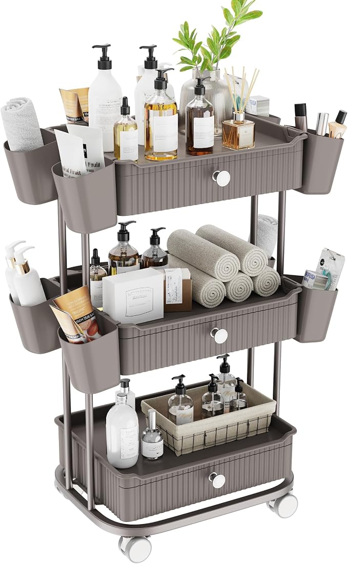 3 Tier Drawer Shelf Beauty Cart by Dolonm